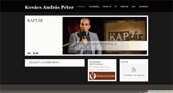 Desktop Screenshot of kovacsandraspeter.hu
